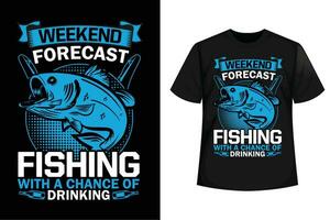 Free Fishing Graphic T shirt Design Vector