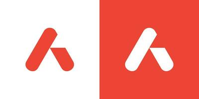 Letter A trendy Logo Design Template vector