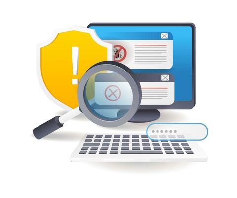 Malware problem search system