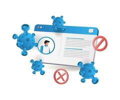 The account's personal data was attacked by a virus vector