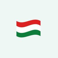 Hungary flag icon vector