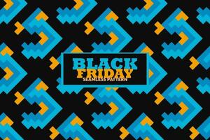 Black friday seamless pattern, vector illustration