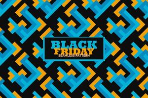 Black friday seamless pattern, vector illustration