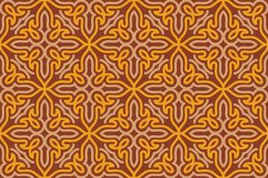 Seamless pattern in authentic arabian style. Vector illustration