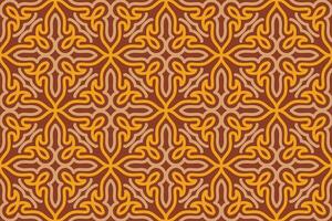 Seamless pattern in authentic arabian style. Vector illustration