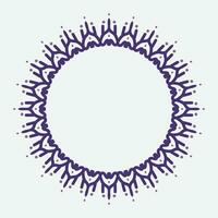 Islamic design circle background with morocco ornament pattern vector