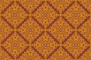 Seamless pattern in authentic arabian style. Vector illustration