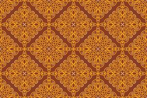 Seamless pattern in authentic arabian style. Vector illustration