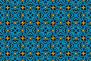 Pattern with floral and geometric elements. Intersecting curved and straight bold stripes forming abstract floral ornament. Vector background for design. Seamless Decorative lattice for louver.