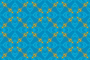 oriental seamless pattern. Pattern, background and wallpaper for your design. Textile ornament. Vector illustration.