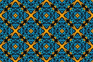 oriental seamless pattern. Pattern, background and wallpaper for your design. Textile ornament. Vector illustration.