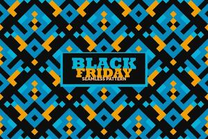Black friday seamless pattern, vector illustration