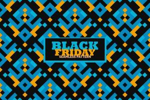 Black friday seamless pattern, vector illustration