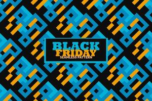 Black friday seamless pattern, vector illustration