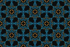 Pattern with floral and geometric elements. Intersecting curved and straight bold stripes forming abstract floral ornament. Vector background for design. Seamless Decorative lattice for louver.