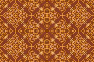 Seamless pattern in authentic arabian style. Vector illustration