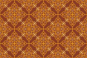 Seamless pattern in authentic arabian style. Vector illustration