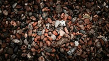 Gritty Texture of Gravel and Stones photo