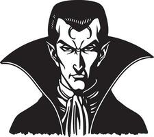 Dracula vampire vector silhouette illuatrtion