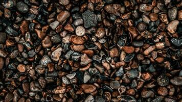 Gritty Texture of Gravel and Stones photo