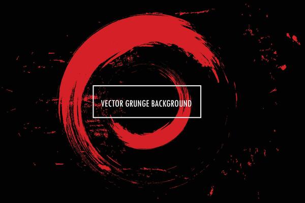 vector red grunge splash black background, paint splashes, paint lines, grunge splash vector background