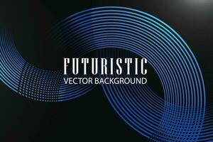 modern technology blue light circle background bright colors, circular color circle, rotating, for technology banner and copy space vector