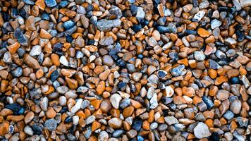 Gritty Texture of Gravel and Stones photo