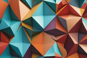 Geometric abstract texture background. AI Generative Pro Photo