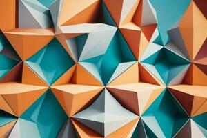 Geometric abstract texture background. AI Generative Pro Photo