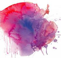 Watercolor texture splatter stain background photo