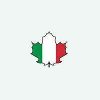 icono de la bandera de italia vector