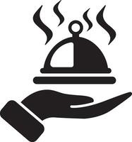 Catering service icon vector