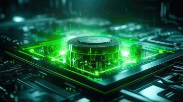 Quantum Computing Future A Vision of Innovation and Excellence AI Generated photo