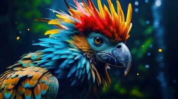 Colorful Wildlife Photography A Vibrant Animal in Its Natural Habitat AI Generated photo