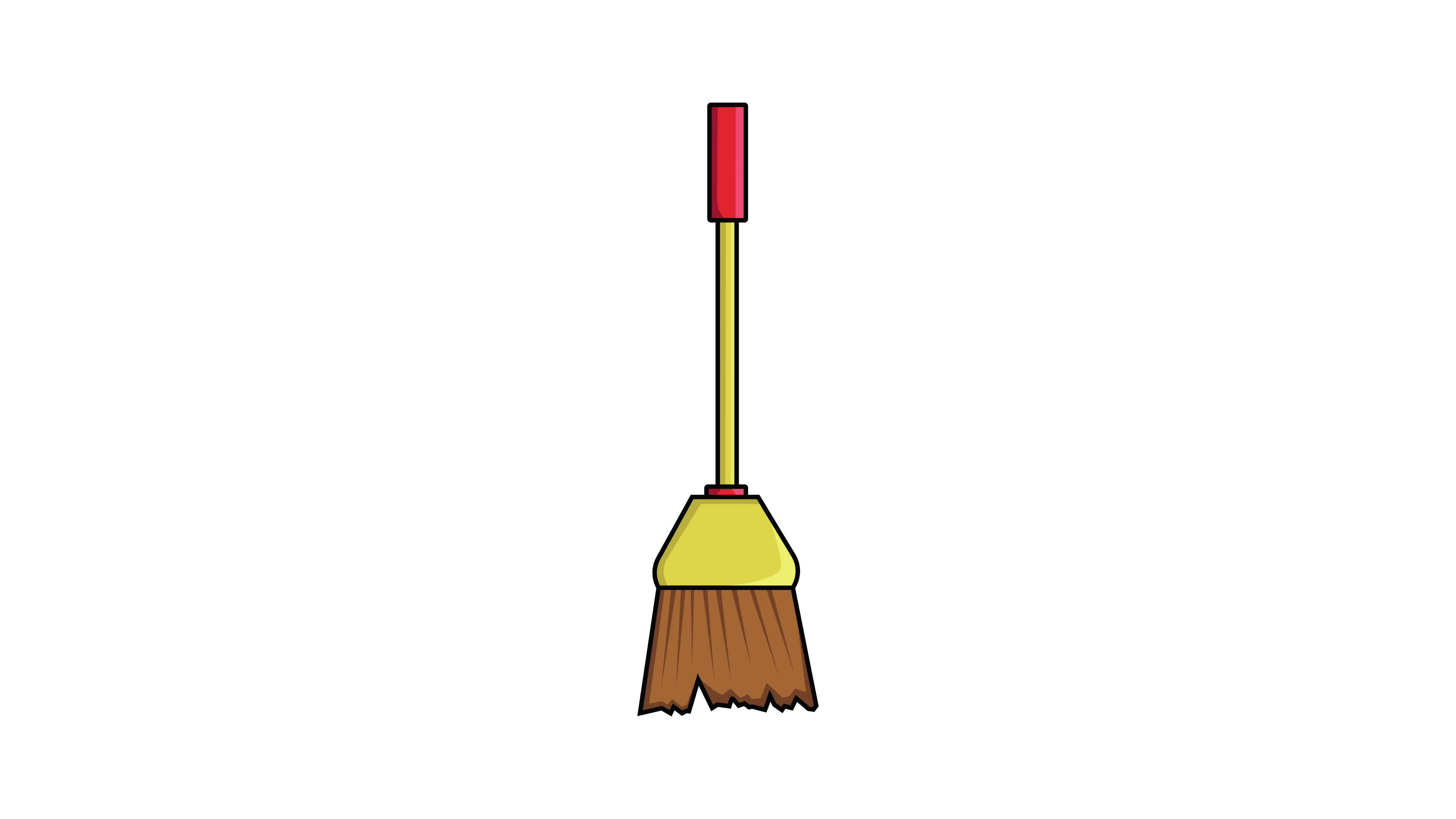 Animated video forms a broom icon 31743454 Stock Video at Vecteezy