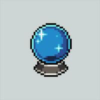 Pixel art illustration Fortune Ball. Pixelated Fortune Ball. Fortune Ball icon pixelated for the pixel art game and icon for website and video game. old school retro. vector