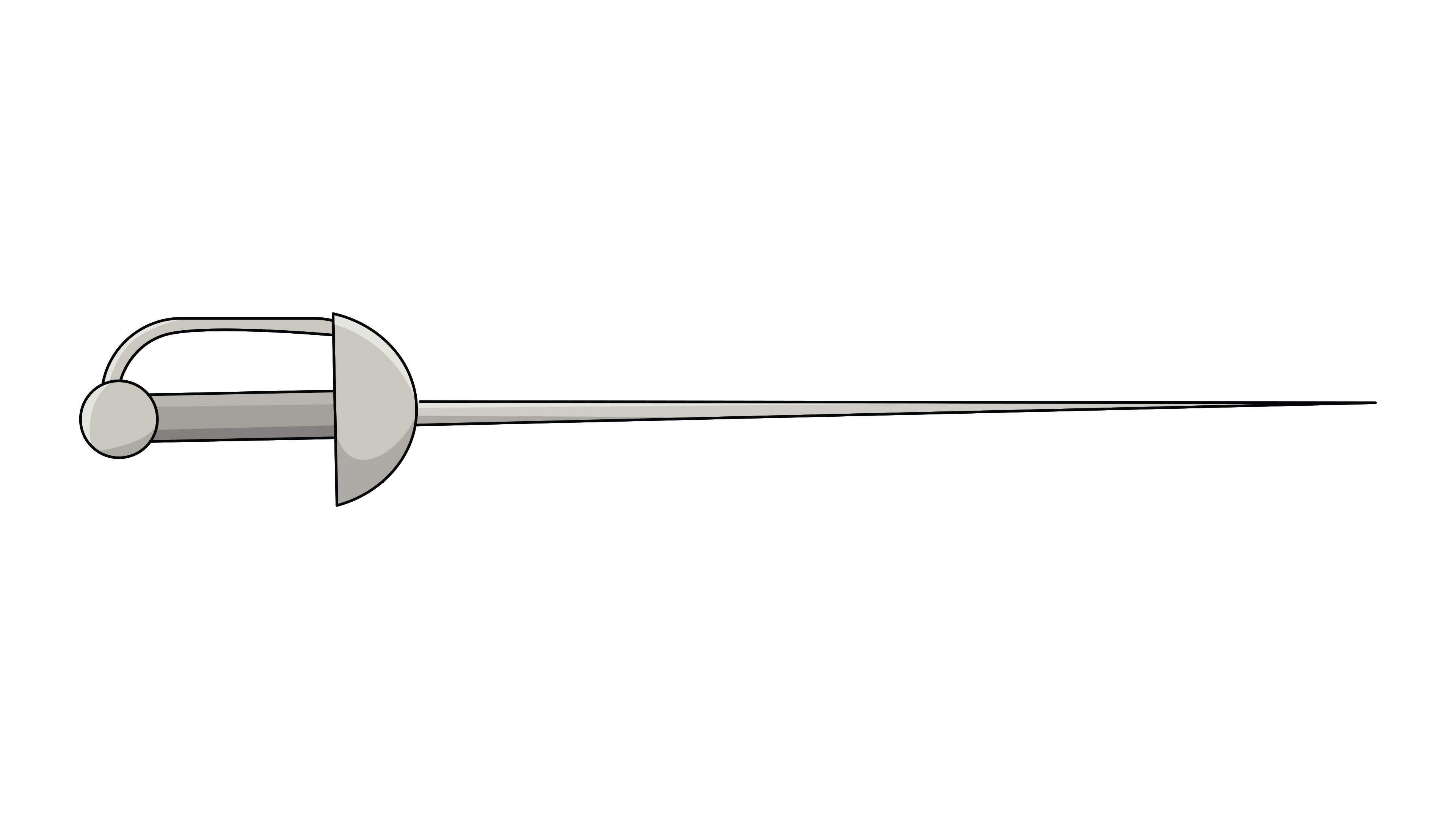 Animation forms a fencing sword icon 31743503 Stock Video at Vecteezy