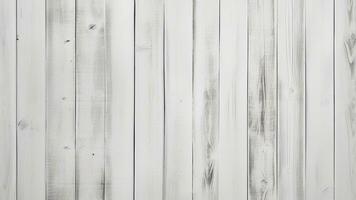 blanco de madera pared antecedentes con blanco espacio para diseño elemento. generativo ai foto