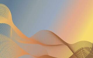 Vector elegant abstract background with light waves. Modern design