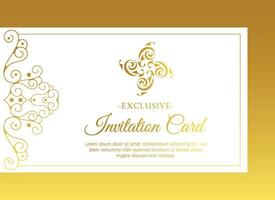 luxury invitation background style ornamental pattern vector