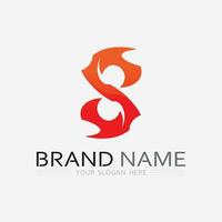 Business corporate S letter logo vector