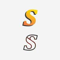 Business corporate S letter logo vector