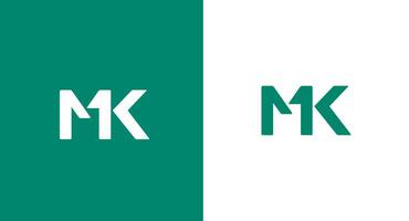 inicial letra mk logo o mk logo vector diseño modelo. monograma logo diseño, mk icono marca identidad diseño