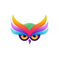 Owl Modern Logo Vector Template