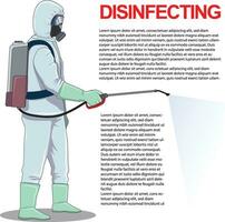 illustration of virus disinfecting vector