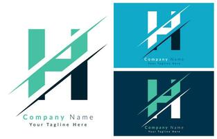 H Letter Logo Vector Design Concept Elements