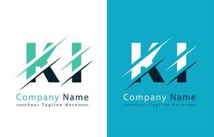 KI Letter Logo Vector Design Template Elements