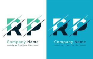 RP Letter Logo Vector Design Concept Elements