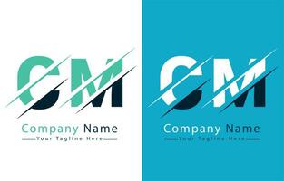 CM Letter Logo Vector Design Concept Elements