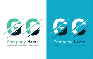 GC Letter Logo Design Template. Vector Logo Illustration